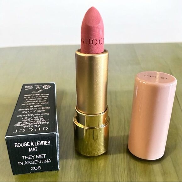 Gucci Rouge à Lèvres Mat Lipstick – They Met in Argentina (208) Brand Ne… - Picture 7 of 17